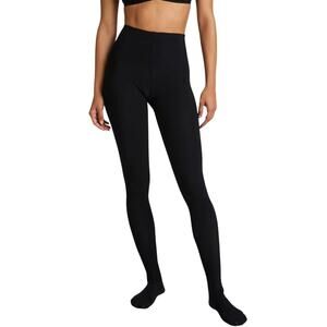 COMMANDO Women's Classic Microfiber Tights Small Black Stretch Opaque NWT